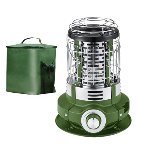 Riscaldatore da terrazza per esterni, riscaldatore esterno, piccoli riscaldatori | 1500 W per esterni, forno portatile per con protezione antiribaltamento per campeggio