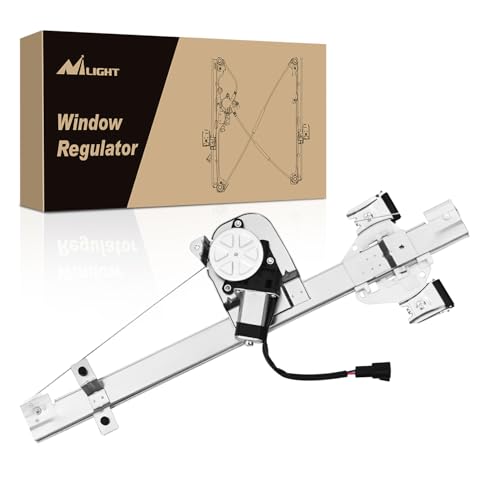 Image of Nilight Power Window Regulator /Motor Rear Driver Side Compatible with Chevrolet Silverado /GMC Sierra 1500 2500 HD 3500 HD 2007 2008 2009 2010 2011 2012 2013,Rear Left,741-388