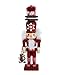 Produktbild Hollywood Nutcrackers Kurt Adler 30,48 cm großer, roter Hollywood-Nussknacker als Lebkuchenmann mit Keks-Hut