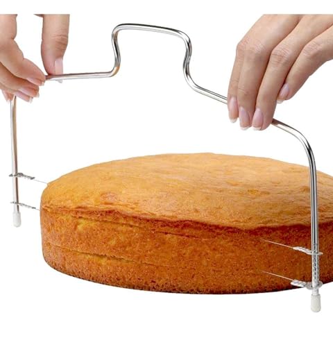Cortador de Bolo Nivelador Para Partir Ao Meio Com Precisao Para Confeitar Linha Premium Diversos Ni