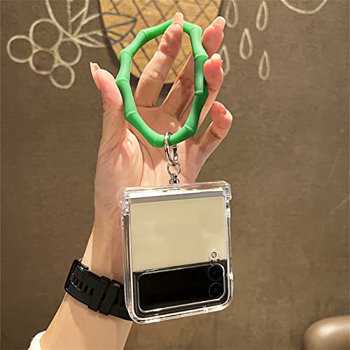 Protection Galaxy Z Flip 4 antichoc transparente rigide fine avec support