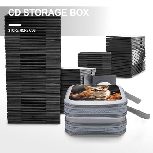 Étui de rangement pour CD DVD 40 pièces pour maison et auto