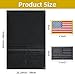 ZESION Black Tactical Patch Display Panel Holder Board, Collapsible Tactical Patch Display Rack Military Patch Mounting Plate with 2 Flag Patch Included (34.6
