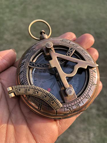 Brújula personalizada de latón para regalo miniatura 2
