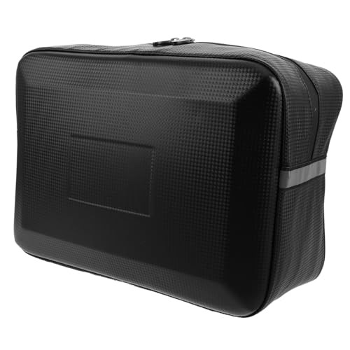 JUMPLAWN Motorcycle Tail Bag Large Capacity Rear Hanging Bag with Comfortable Backrest for Electric Scooters Stable Attachment System for Long Rides and Daily Commutes