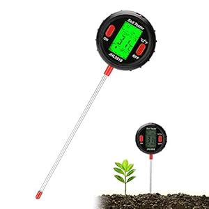 Bodemtester 5 in 1 digitale vochtigheidsmeter PH-niveaus Zonlichtintensiteitstest Temperatuurmetingstester…