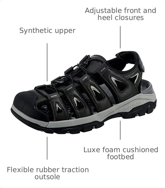 Image of Skechers Men's USA Tresmen - Norvick Enclosed Slip-Ins Fisherman Sandal