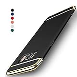 Galaxy S8 Plus Case, NAISU Galaxy S8 Plus Back Cover, Ultra Slim & Rugged Fit Shock Drop Proof Impact Resist Protective Case, 3 in 1 Hard Case for Samsung Galaxy S8 Plus - Black