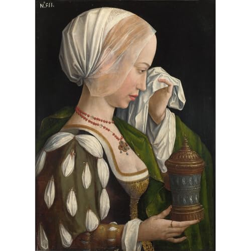 Impression giclée de qualité musée La Magdalen pleurant toile encres d'archives salon