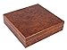 Prestige Import Group Chateau Small Cigar Humidor with Humidifier - Capacity: 20 Cigars - Color: Burl