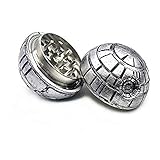 Death Star Herb Grinder - 2.2' Aluminum Grinder Knife -Spice Tools with Catcher - 3-Part Grinder,...