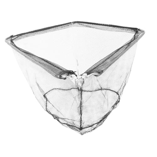 EXAOMBLE Fishing Net with Detachable Design Durable Catching Basket for Easy Fish Retrieval Collapsible Stainless Steel Frame Capacity for All Fish Types