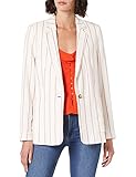 Elastisch edc by ESPRIT Damen 041CC1G301 Blazer, Off White 2 (111), M