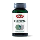 Abtei Nature & Science Curcuma - mit Vitamin C und D - Premium Flüssigkerntechnologie -185 x höhere Bioverfügbarkeit - hochdosiert und laborgeprüft, 90 Kapseln