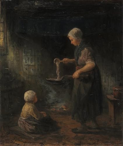 Image sur toile impression tableaux peinture Jozef Israels chambre 60x90