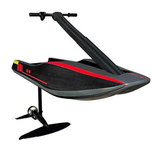 Wasd3Pods Electric Surfboard,8KW Carbon Fiber Electric Hydrofoil Surfboard, EVA Anti-Slip Mat,Detachable Handlebars,Top Speed 50km/h,120KG Max Loading,CE