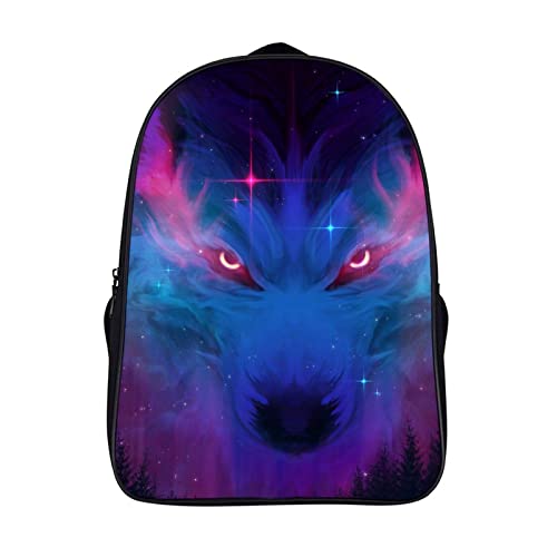 Sac à dos enfants Cool Wolf contre le mal de dos, grand cartable scolaire léger