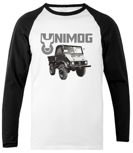 Pinitotee Unimog Oldschool T-Shirt De Baseball Unisexe À Manches Longues