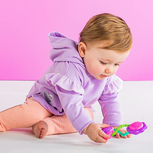 Image of Bright Starts Rattle Barbell Toy, Ages 3M+, Sensory Play