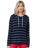 Cecil Damen B318460 Kapuzenshirt, deep Blue, L