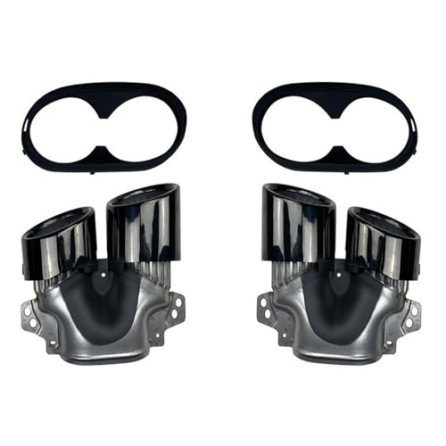BPQYSBLD Auto Endrohre Schwanz Kehle Auspuffblenden für Mercedes Benz A-Class CLA-Class W177 C118 A35 CLA35 AMG Upgrade A45 CLA45 Auspuffspitzen Auspuff Exhaust Pipe Schalldämpfer Zubehör