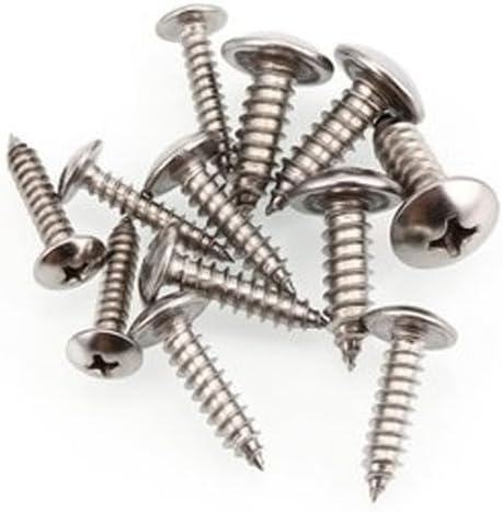 M4 For Phillips Screw Truss Self-tapping Screws Mushroom head Bolt Wood Stainless steel Bolts 6-60mm Length (Size: M4 x8mm(20pcs))
