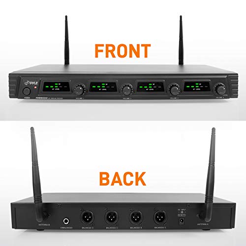 Pyle Sistema Ricevitore A Banda UHF Portatile, Sistema - Foto 6