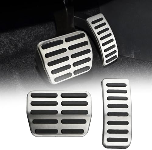 DFFHW Car Pedal Pad, Clutch, Accelerator, Brake, Protective Cover for Seat Ibiza 6K/6L/6J 1995-2017(At)