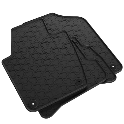 TEXER Tapis de Voiture en Caoutchouc pour Volkswagen Polo V 6R 6C 2009-2017