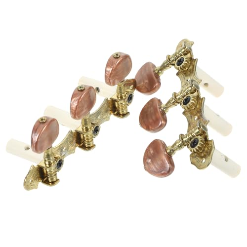 Sosoport Guitar Tuning Tools Electric Guitar Tuning Pegs Set Acoustic Tuning Pegs Guitar Pegs for Guitar Beginners Metal Guitar Pegs 2 Rows
