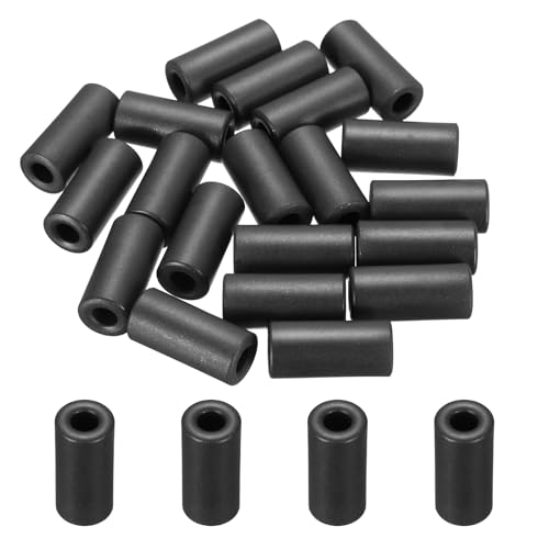 Image of sourcing map 20Pcs Toroid Ferrite Core, 11.5mm OD x 5mm ID x 25mm H Ferrite Ring Chokes Strong Round Magnet to Reduce Signal Loss for RFI EMI RF HF Wires Suppression, Black