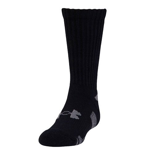 Under Armour Boys HeatGear Crew Socks (3 Pack)