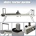 JQslycdmv Pilates Reformer, Multifunctional Folding Pilates Reformer Machine Adjustable Spring Equipment for Home Yoga Exercise