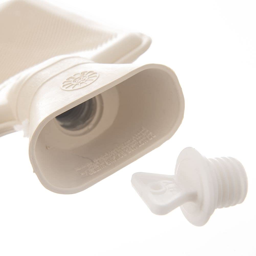 Wärmflasche Wärmebeutel Bettflasche im Überzug Schaf 750 ml 30x40 cm