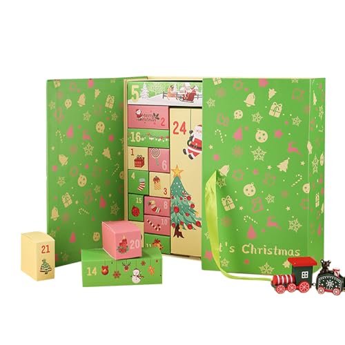 Calendrier de l'Avent vide cassette de rangement de Noël à remplir pour offrir aux adultes