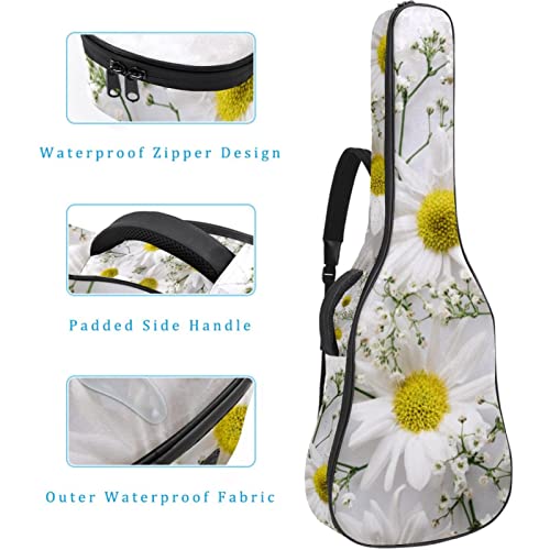 Housse pour guitare acoustique – Motif floral dessiné à la main – 1 cm d’épaisseur – Étanche – 101,6 cm – 104,1 cm d… - Les Beatles, Paul McCartney, John Lennon, RIngo Starr, George Harrison Housse pour guitare acoustique - Motif floral dessiné à la main - 1 cm d'épaisseur - Étanche - 101,6 cm - 104,1 cm d… – Image 5