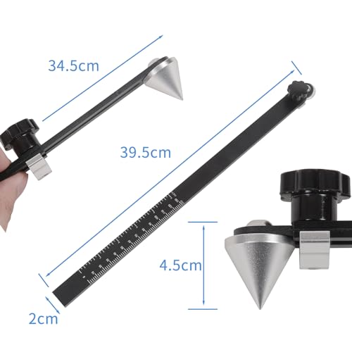 Image of Sliding Sag Scale, Dirt Bike Rear Shock Sag Tool Aluminum Suspension Sag Setting Tool