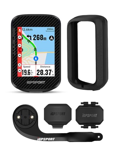 iGPSPORT BSC300T Bike Computer Touchscreen Set, 2.4'' Offline MAP Navigation Bluetooth ANT+ Smart GPS Cycling Computer IPX7 Waterproof
