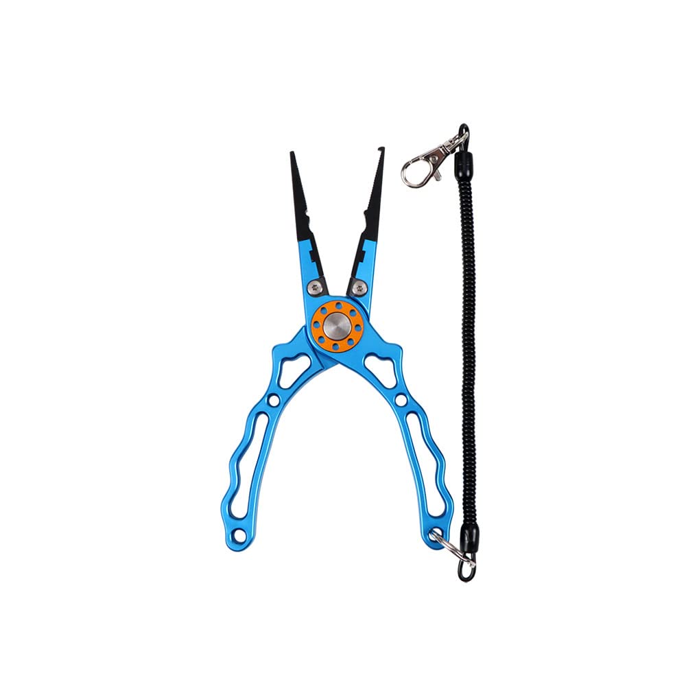 Pince De Pêche Multifonction Delamiya 19,5 Cm – Alliage Alu, étui Et Lanière Inclus, Pour Eau Douce Ou Salée