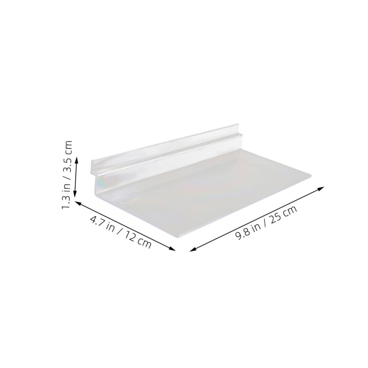 20stücke Transparente Schuhregale Wandmontierte Slatwall Ablagen Für Sneakers Installieren Verwenden Für Geschäfte Und Zuhause Robustes Bruchsicheres Design