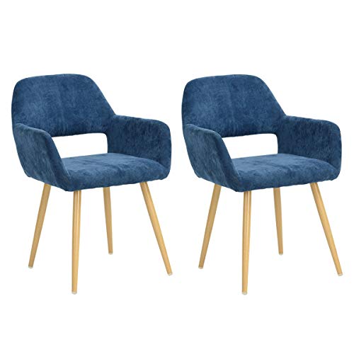 FurnitureR Juego de 2 Sillas de Comedor con Brazos Sillas de...