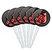 Set of 6 Cupcake Picks Toppers Decoration Sports and Hobbies - Boxing Gloves Boxer