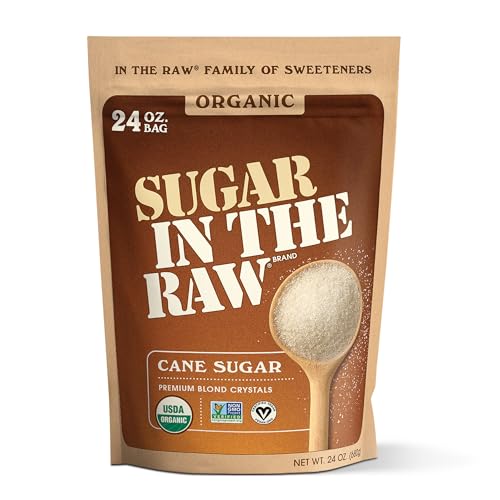 Sugar In The Raw Organic Granulated White Premium Cane Sugar