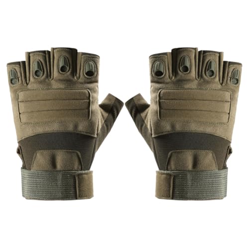 HOODANCOS Guantes Resistentes al Desgarro de Dedo Tácticos y Transpirables Microfibra Imitada para Mayor Comodidad para Ciclismo y Deportes al Aire Libre