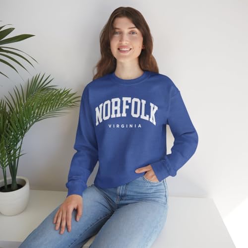 Norfolk Virginia Adult Unisex Crewneck Sweatshirt2