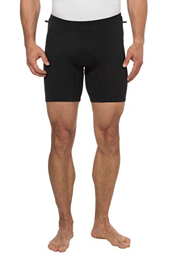 VAUDE Radunterhosen Herren kurz, Men's Bike Innerpants III Black XL, gepolsterte Radhose-Unterziehhose mit hoher Elastizität, schnelltrocknend & atmungsaktiv