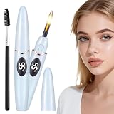 Heated Eyelash Curler Electric Eye lash Curler with LED Display, 4 Temperature Modes Anti-Burn USB Rechargeable Natural Curling 24H Long Lasting, Includes Eyelash...