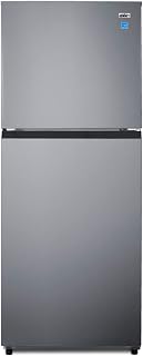 Summit Appliance FF1089PLIM 24" Wide Top Mount Refrigerator-Freezer with Icemaker, 10 cu.ft, Defrost Type, Stainless Steel Look, Frost-free Operation, ADA Compliant, Interior Light (Stainless Steel)