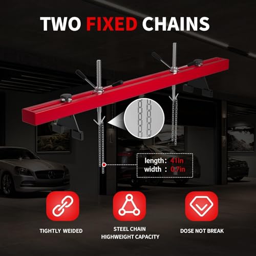 Barra de Soporte para Motor de 1100 lb con Ganchos Dobles y Ajustable miniatura 7