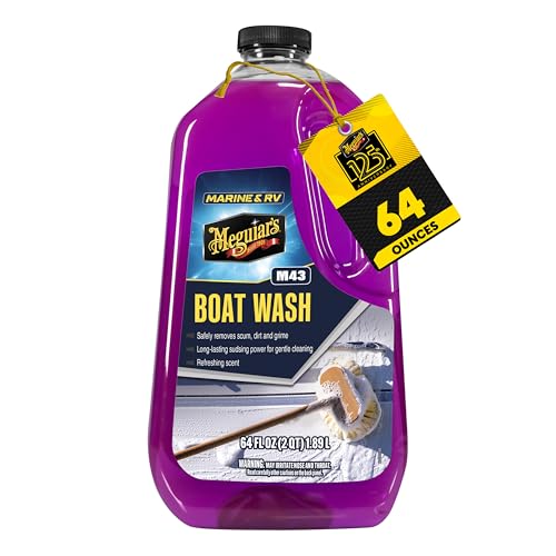 Meguiar's M4364 Marine/RV Boat Wash, 64 Fluid Ounces